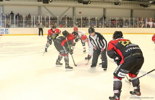 Photo hockey match Nimes - Lyon le 05/11/2022