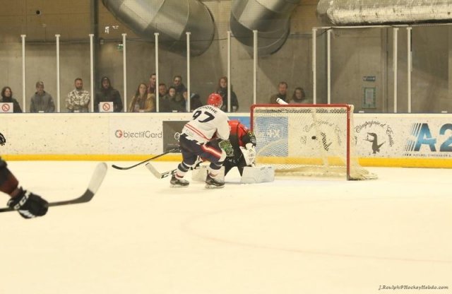 Photo hockey match Nimes - Lyon le 05/11/2022