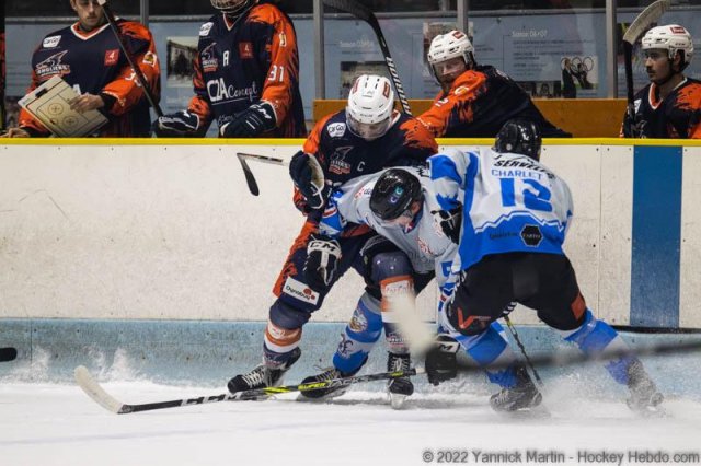 Photo hockey match Clermont-Ferrand - Courchevel-Méribel-Pralognan le 05/11/2022