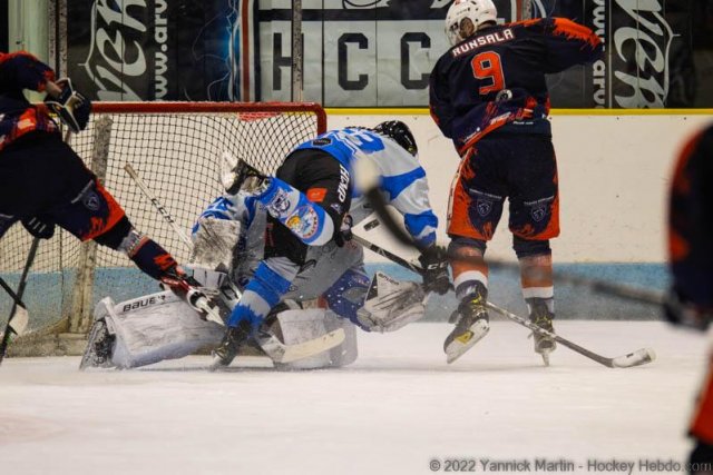 Photo hockey match Clermont-Ferrand - Courchevel-Méribel-Pralognan le 05/11/2022