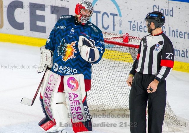 Photo hockey match Grenoble  - Briançon  le 25/11/2022