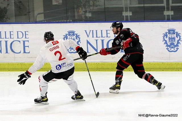 Photo hockey match Nice - Amiens  le 25/11/2022