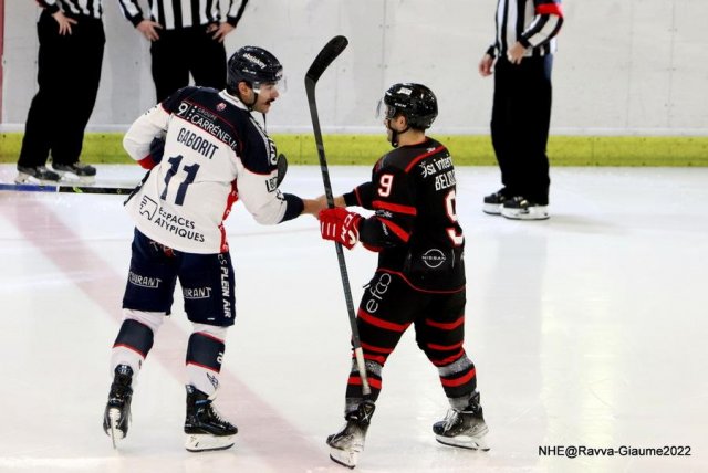 Photo hockey match Nice - Angers  le 27/11/2022