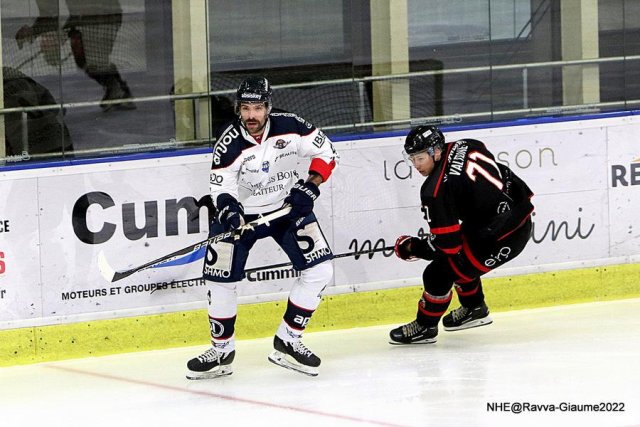 Photo hockey match Nice - Angers  le 27/11/2022