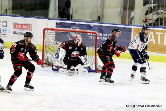 Photo hockey match Nice - Angers  le 27/11/2022