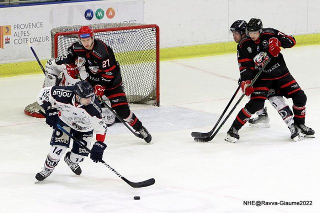 Photo hockey match Nice - Angers  le 27/11/2022
