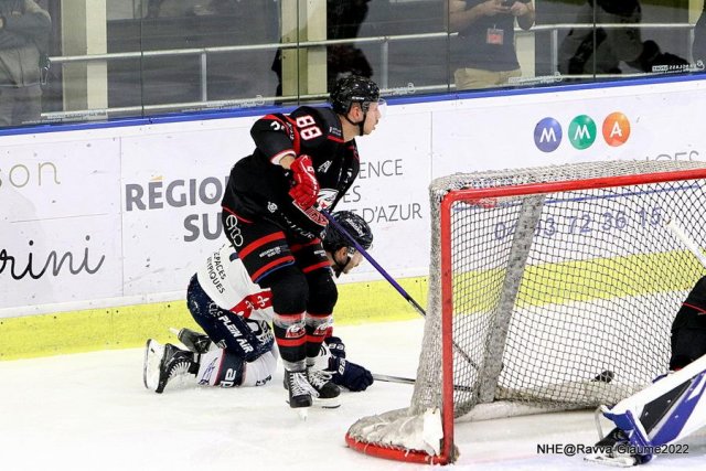 Photo hockey match Nice - Angers  le 27/11/2022