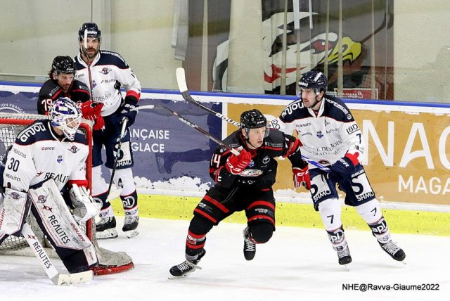 Photo hockey match Nice - Angers  le 27/11/2022