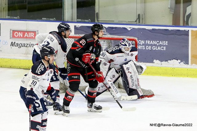 Photo hockey match Nice - Angers  le 27/11/2022