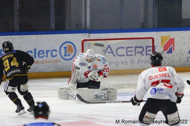 Photo hockey match Rouen - Amiens  le 02/12/2022