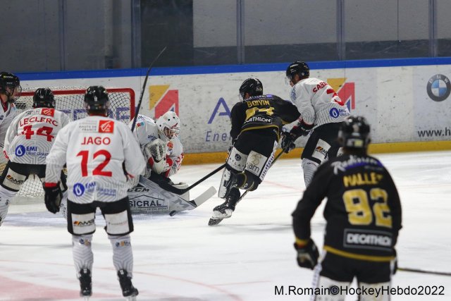 Photo hockey match Rouen - Amiens  le 02/12/2022