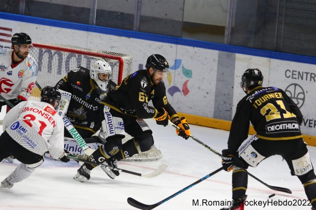 Photo hockey match Rouen - Amiens  le 02/12/2022