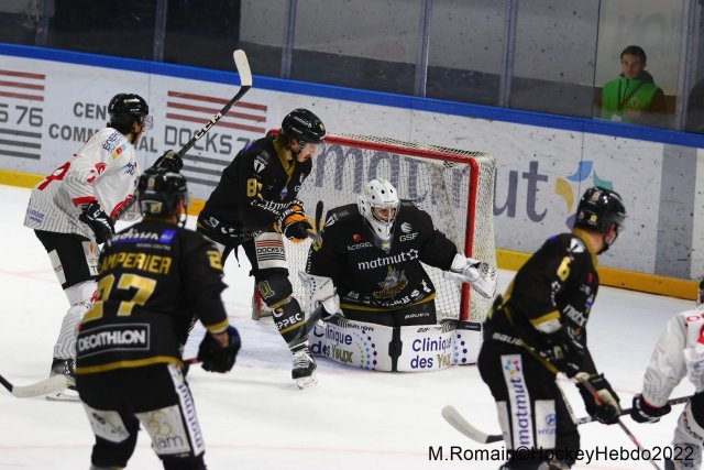 Photo hockey match Rouen - Amiens  le 02/12/2022