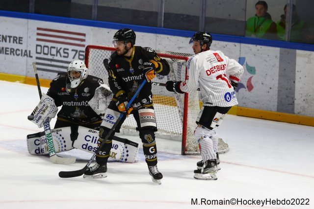 Photo hockey match Rouen - Amiens  le 02/12/2022