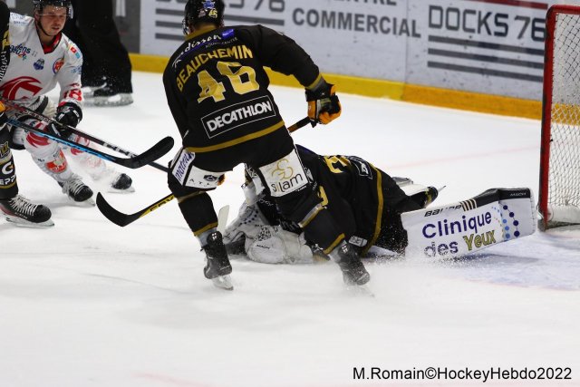 Photo hockey match Rouen - Amiens  le 02/12/2022
