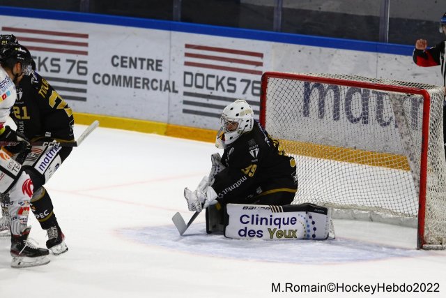 Photo hockey match Rouen - Amiens  le 02/12/2022