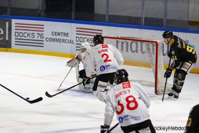 Photo hockey match Rouen - Amiens  le 02/12/2022