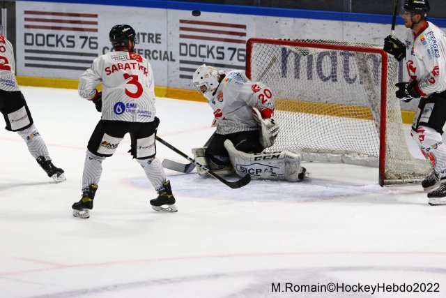 Photo hockey match Rouen - Amiens  le 02/12/2022