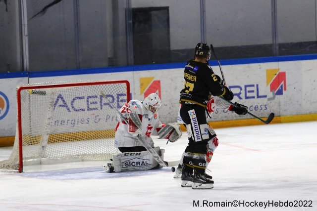 Photo hockey match Rouen - Amiens  le 02/12/2022