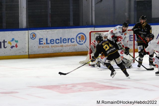 Photo hockey match Rouen - Amiens  le 02/12/2022