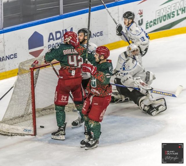 Photo hockey match Cergy-Pontoise - Gap  le 02/12/2022