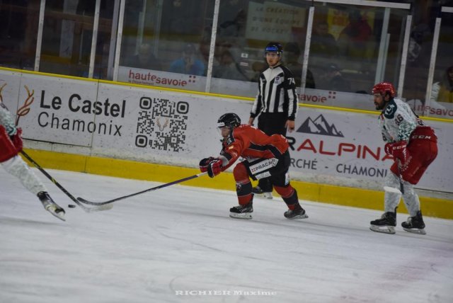 Photo hockey match Chamonix  - Cergy-Pontoise le 04/12/2022