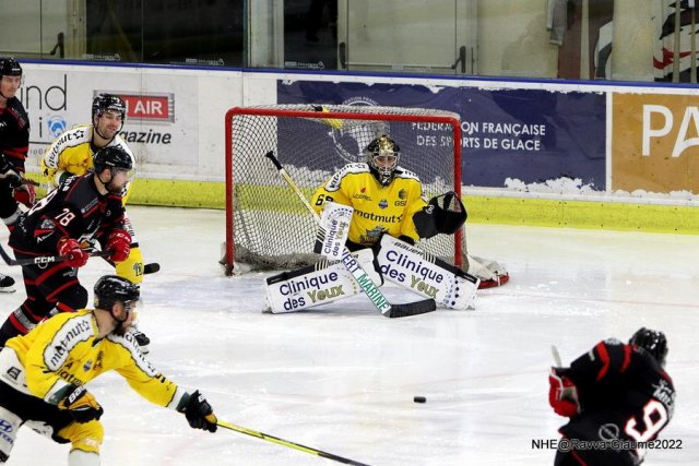 Photo hockey match Nice - Rouen le 04/12/2022