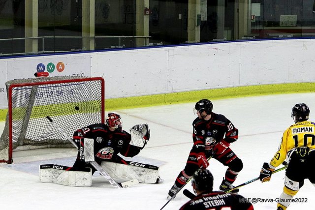 Photo hockey match Nice - Rouen le 04/12/2022