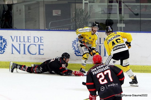 Photo hockey match Nice - Rouen le 04/12/2022