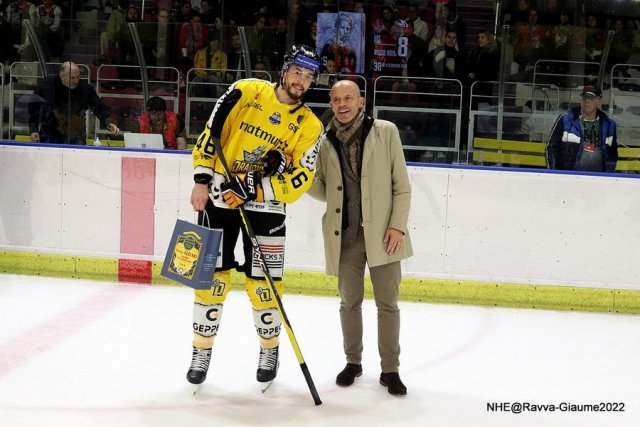 Photo hockey match Nice - Rouen le 04/12/2022