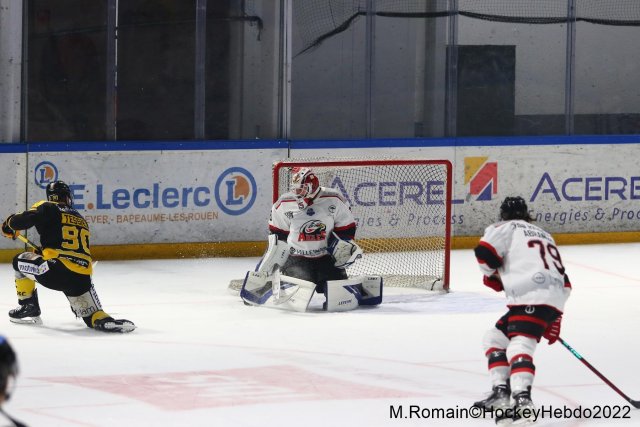 Photo hockey match Rouen - Nice le 06/12/2022