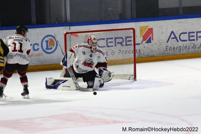 Photo hockey match Rouen - Nice le 06/12/2022