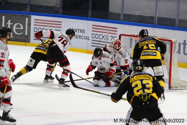 Photo hockey match Rouen - Nice le 06/12/2022