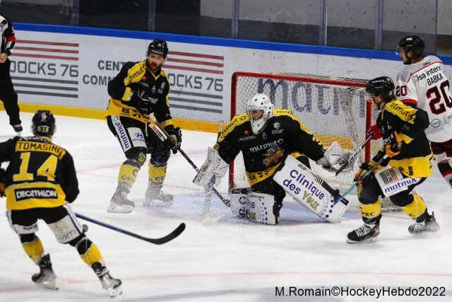 Photo hockey match Rouen - Nice le 06/12/2022