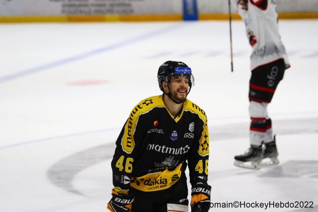 Photo hockey match Rouen - Nice le 06/12/2022