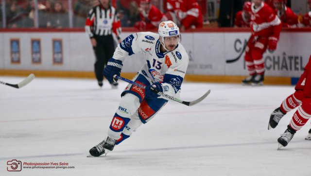 Photo hockey match Lausanne - Zürich le 10/12/2022