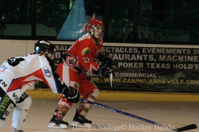 Photo hockey match Amnéville - Caen  le 12/09/2009