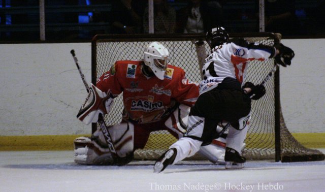 Photo hockey match Amnéville - Caen  le 12/09/2009