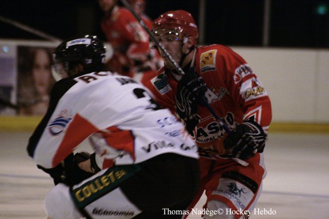Photo hockey match Amnéville - Caen  le 12/09/2009