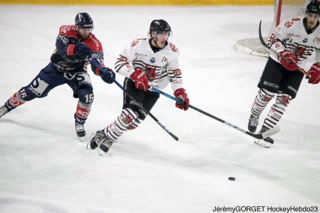 Photo hockey match Angers  - Briançon  le 10/01/2023