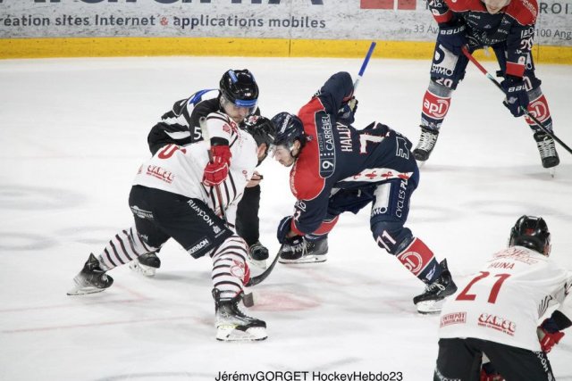 Photo hockey match Angers  - Briançon  le 10/01/2023