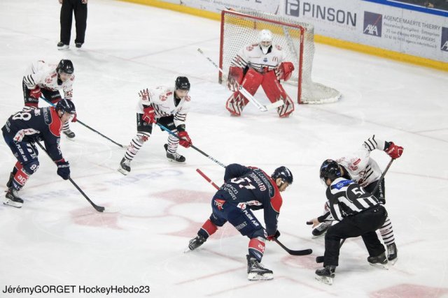 Photo hockey match Angers  - Briançon  le 10/01/2023