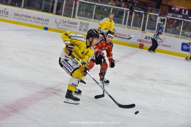 Photo hockey match Chamonix  - Rouen le 13/01/2023