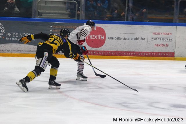 Photo hockey match Rouen - Briançon  le 15/01/2023