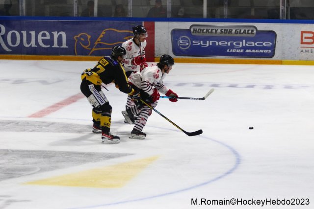 Photo hockey match Rouen - Briançon  le 15/01/2023
