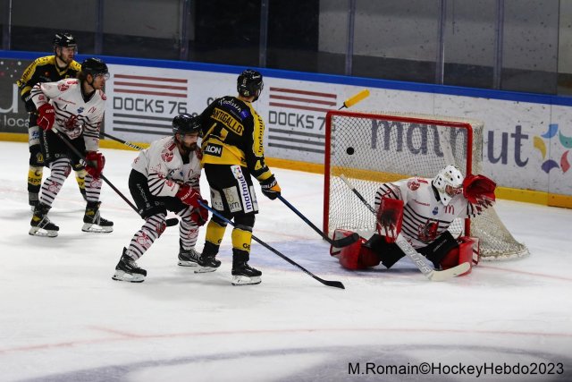 Photo hockey match Rouen - Briançon  le 15/01/2023