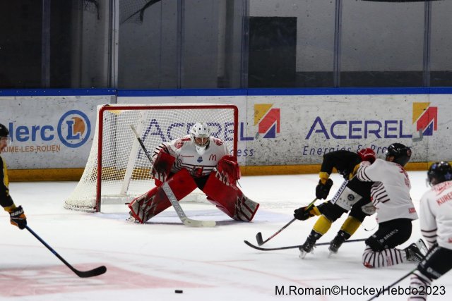 Photo hockey match Rouen - Briançon  le 15/01/2023