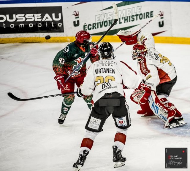Photo hockey match Cergy-Pontoise - Chamonix  le 15/01/2023