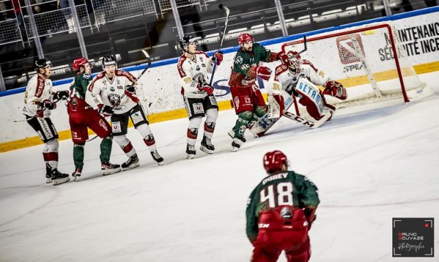 Photo hockey match Cergy-Pontoise - Chamonix  le 15/01/2023