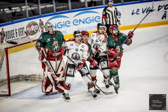 Photo hockey match Cergy-Pontoise - Chamonix  le 15/01/2023